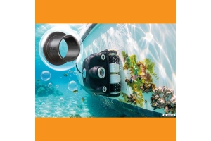 For clean boat hulls: The KeelCrab underwater robot uses lubrication-free polymer bearings from igus for low-maintenance and corrosion-free operation in salt water. 