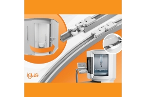 With the drylin C roller guide, doors and covers can be moved reliably, quietly and easily 