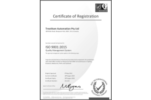 Treotham ISO 9001 Accreditation 2025-26