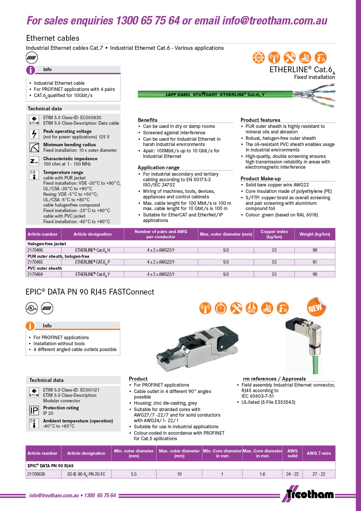 Ethernet Cable & RJ45 Connector